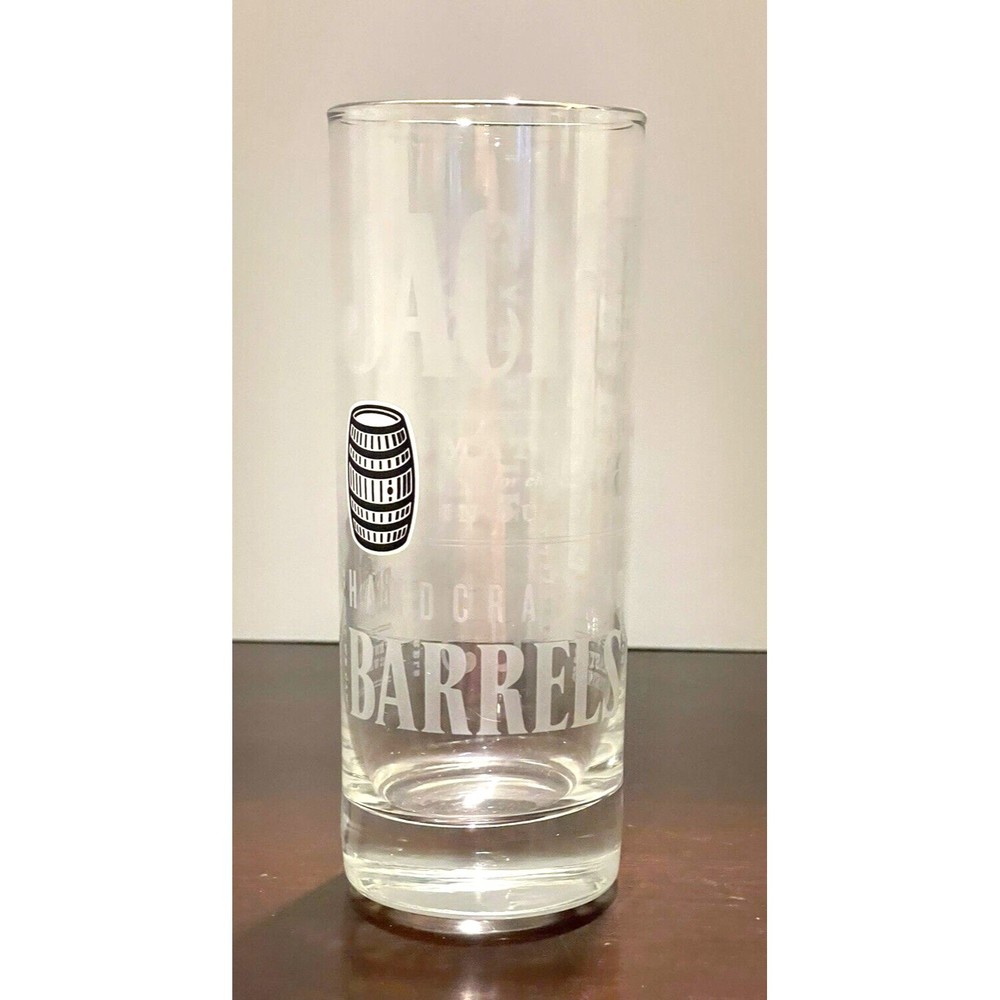 Jack Daniels Old No.7 Barrels Sour Mash 6" High Ball Whiskey Glass
